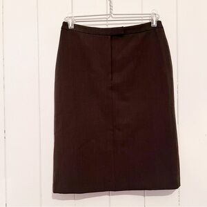 Japon Et Chine Dark Grey Pencil Skirt. Size 10.